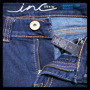 Dark blue jeans